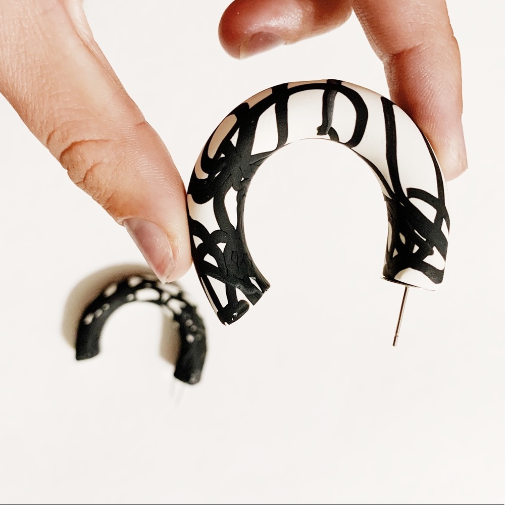 Clay earrings